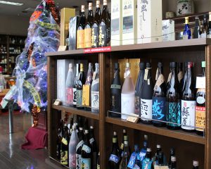 日本酒、焼酎、洋酒、ビールと幅広い品ぞろえ　竹中酒店